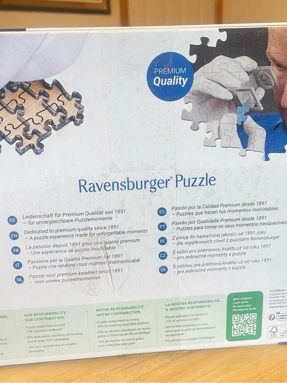 Ravensburger Puzzle, 1.000 Piece Lake Matheson New Zealand
